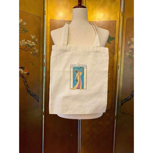 The Gaudy Contessa branded tote bag in recycled cotton - Picture 3 of 5